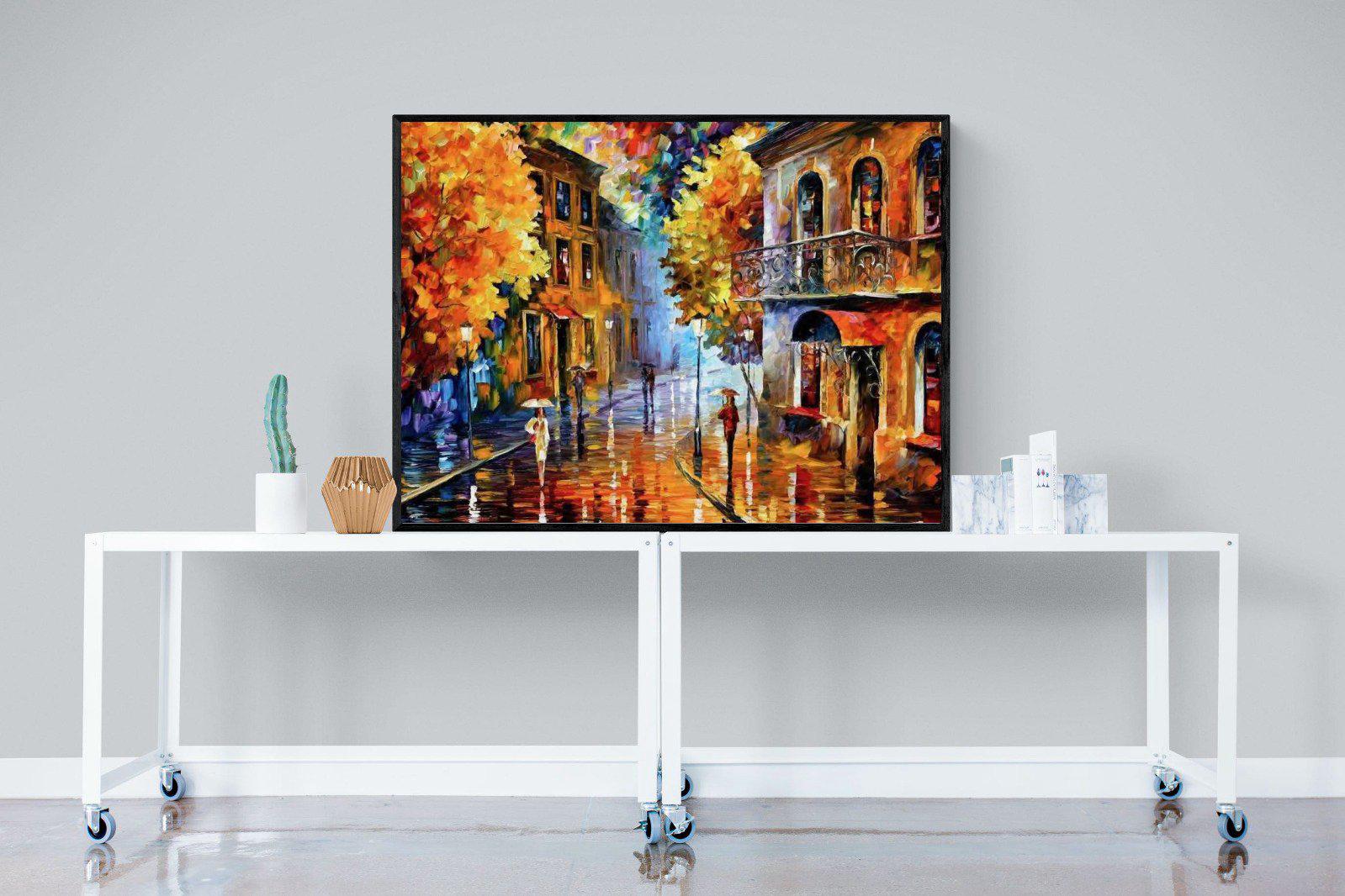 Leonid Afremov-Wall_Art-120 x 90cm-Mounted Canvas-Black-Pixalot