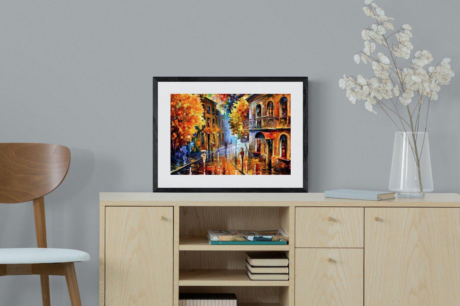 Leonid Afremov-Wall_Art-60 x 45cm-Framed Print-Black-Pixalot