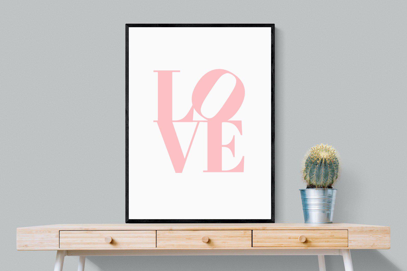 Love-Wall_Art-75 x 100cm-Mounted Canvas-Black-Pixalot