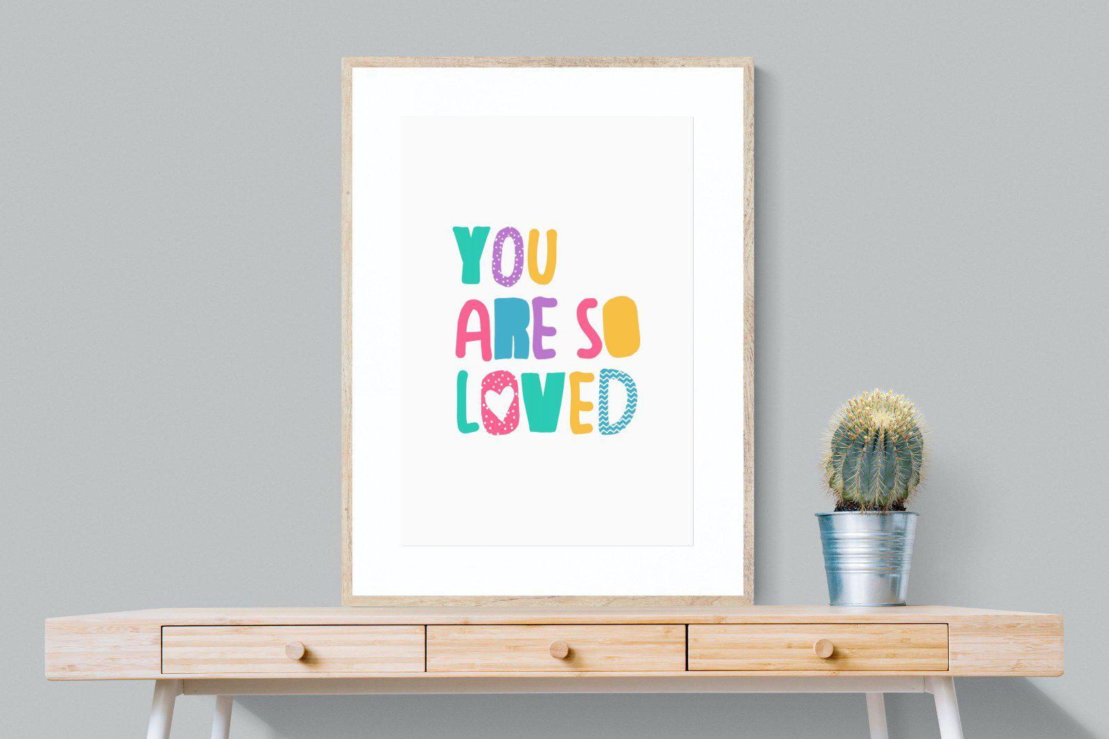 Loved-Wall_Art-75 x 100cm-Framed Print-Wood-Pixalot