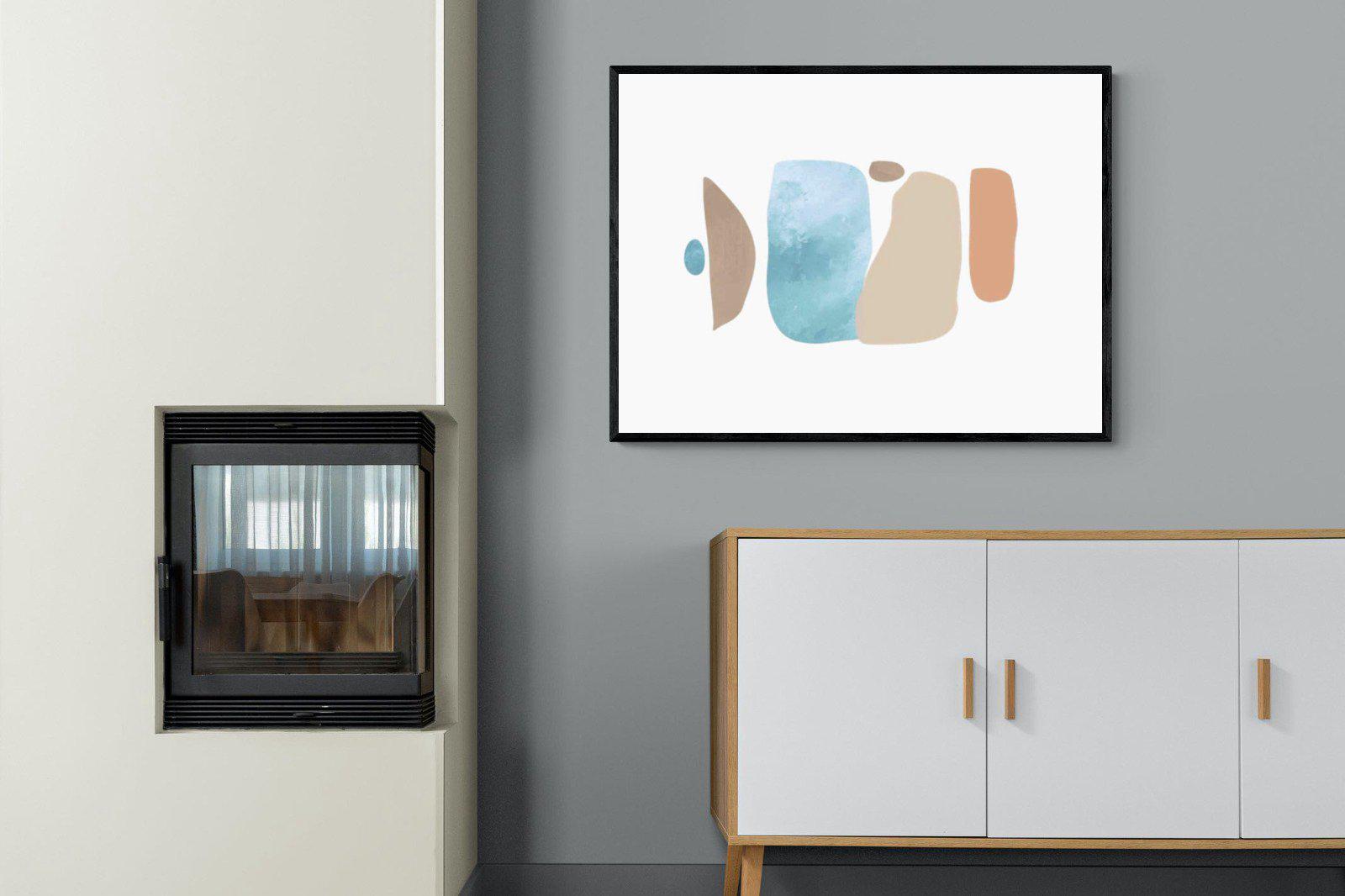 Lyon-Wall_Art-100 x 75cm-Mounted Canvas-Black-Pixalot
