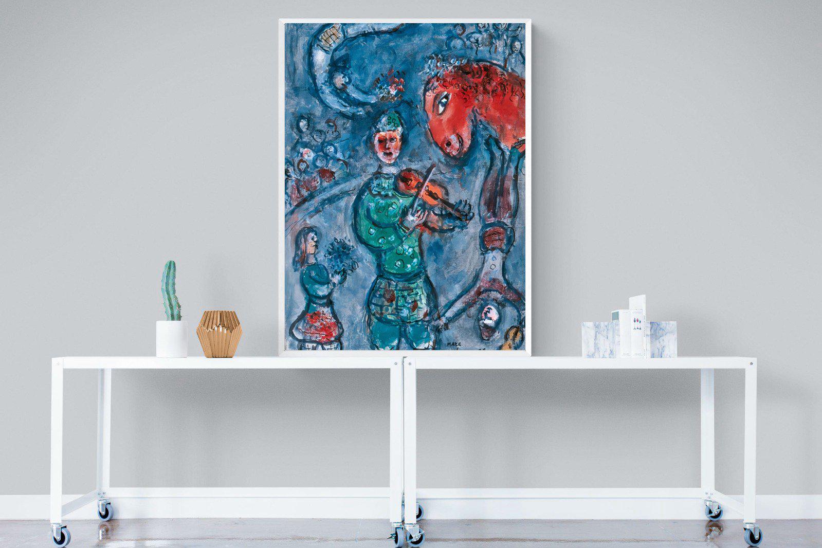 Marc Chagall-Wall_Art-90 x 120cm-Mounted Canvas-White-Pixalot