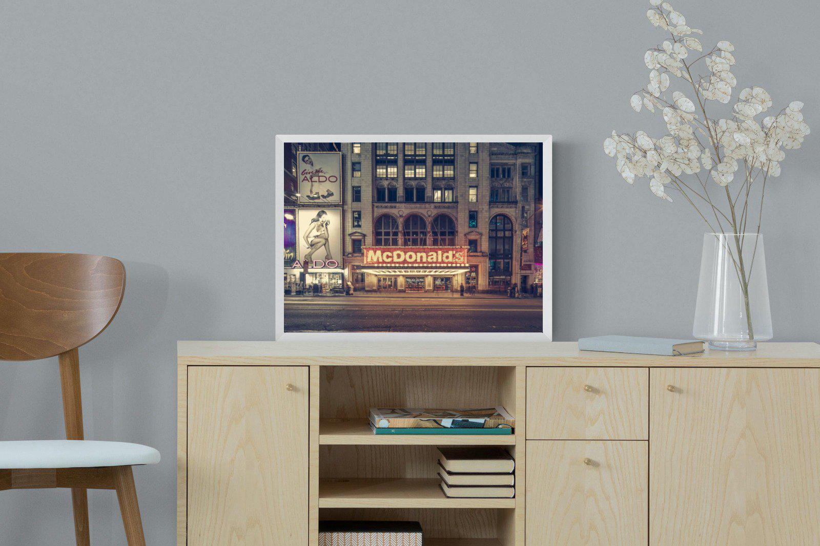McDonald's-Wall_Art-60 x 45cm-Mounted Canvas-White-Pixalot