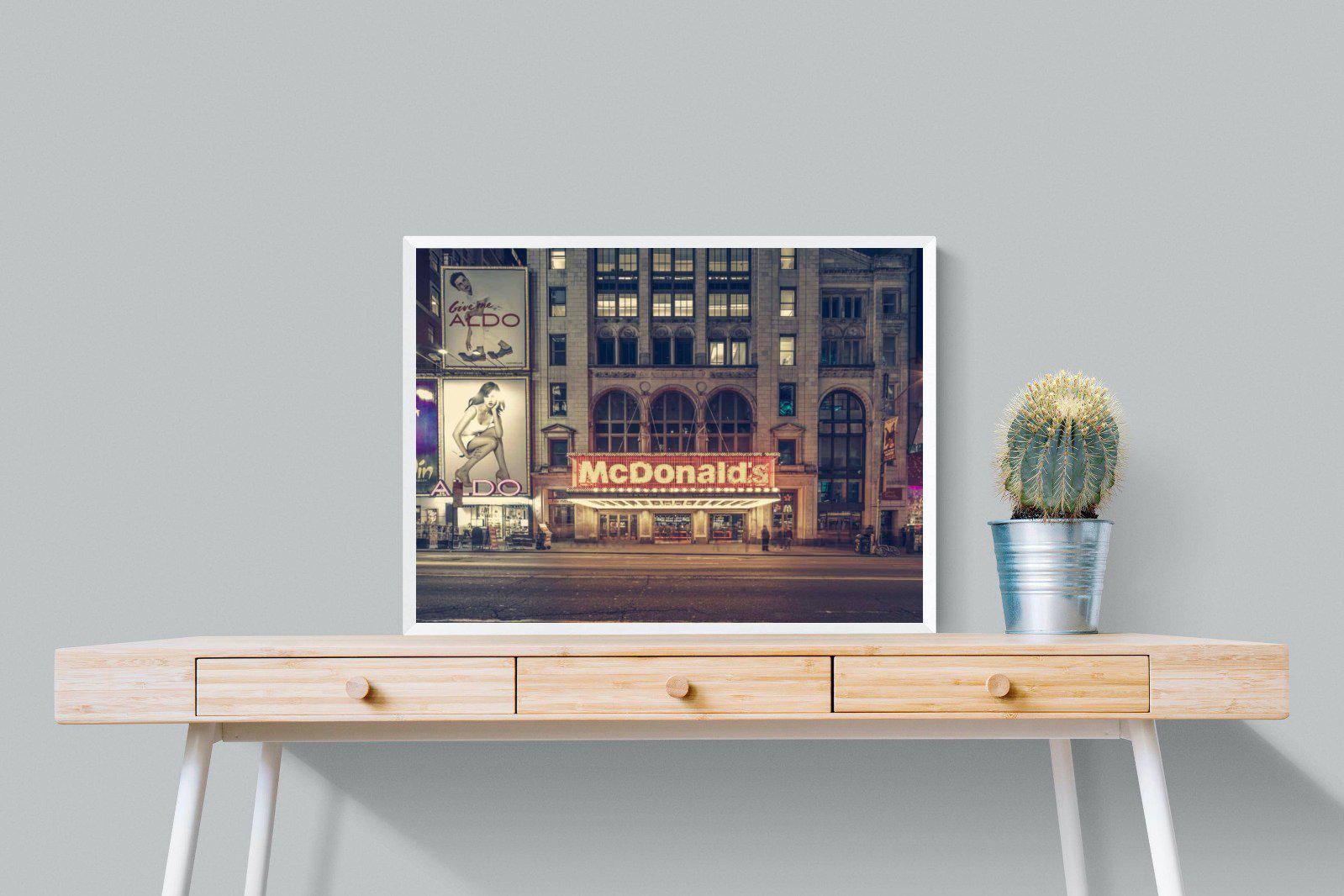 McDonald's-Wall_Art-80 x 60cm-Mounted Canvas-White-Pixalot