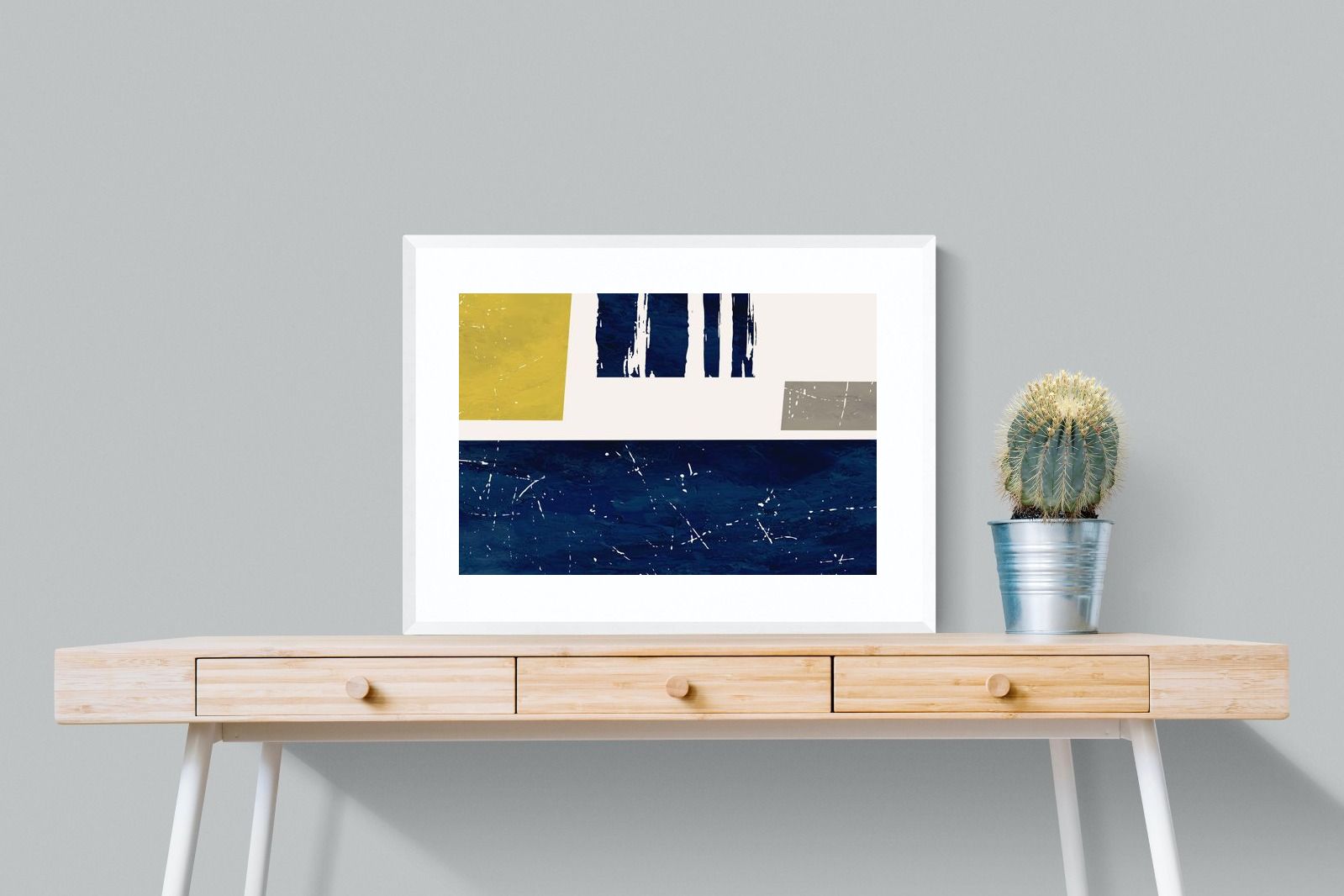 Metz-Wall_Art-80 x 60cm-Framed Print-White-Pixalot