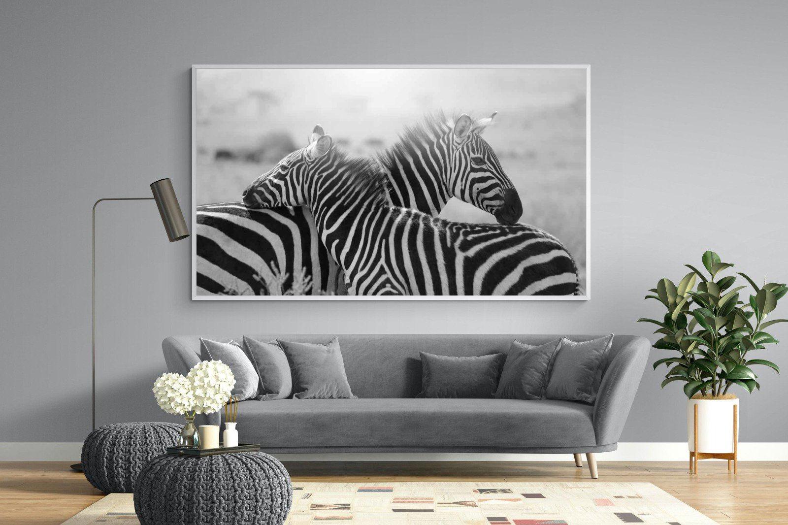 Mother & Foal-Wall_Art-220 x 130cm-Mounted Canvas-White-Pixalot
