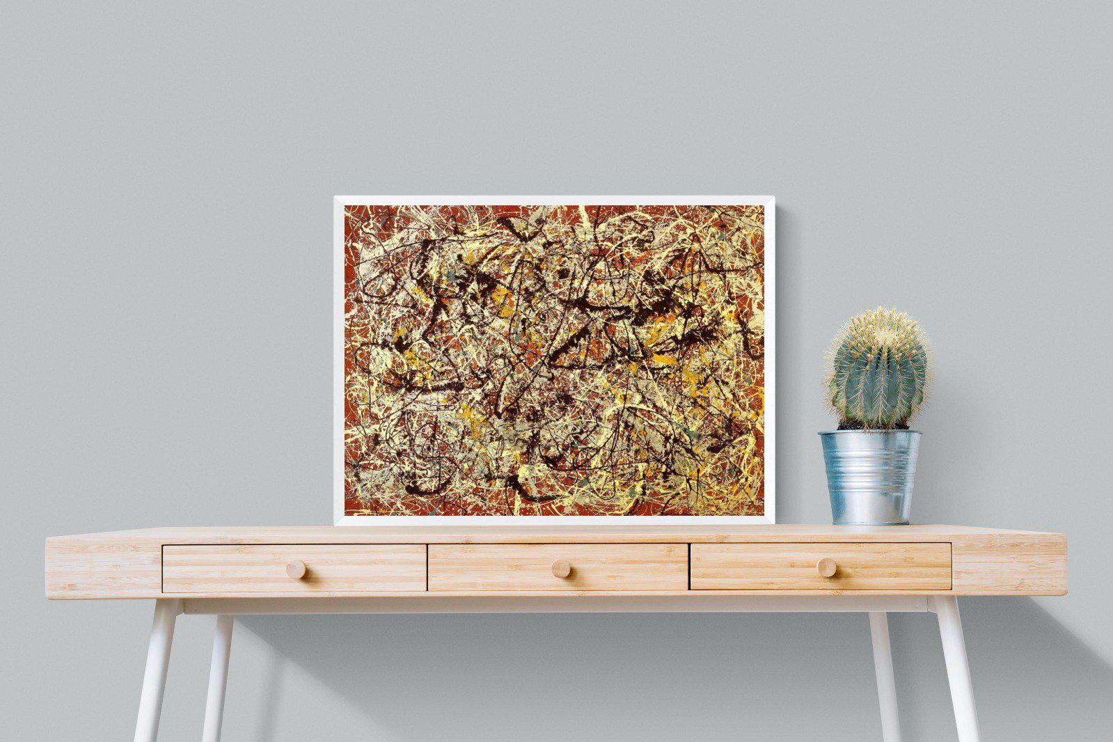 Mural on Indian Red Ground-Wall_Art-80 x 60cm-Mounted Canvas-White-Pixalot