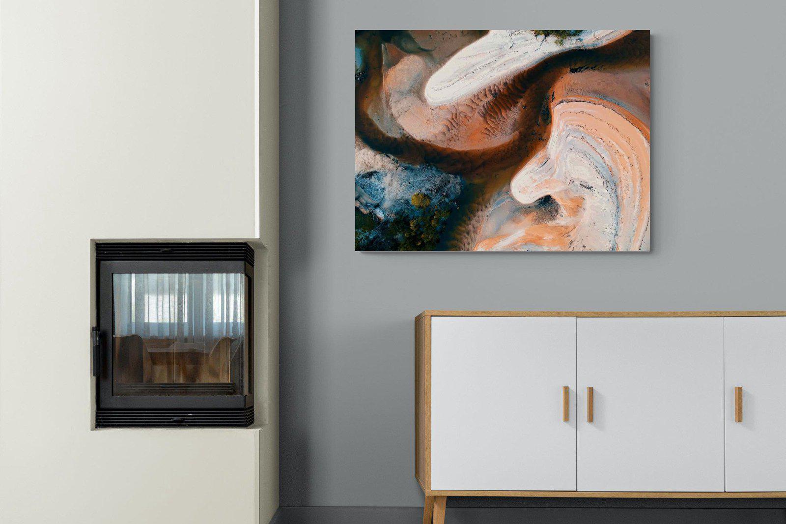 Nature's Swirl-Wall_Art-100 x 75cm-Mounted Canvas-No Frame-Pixalot