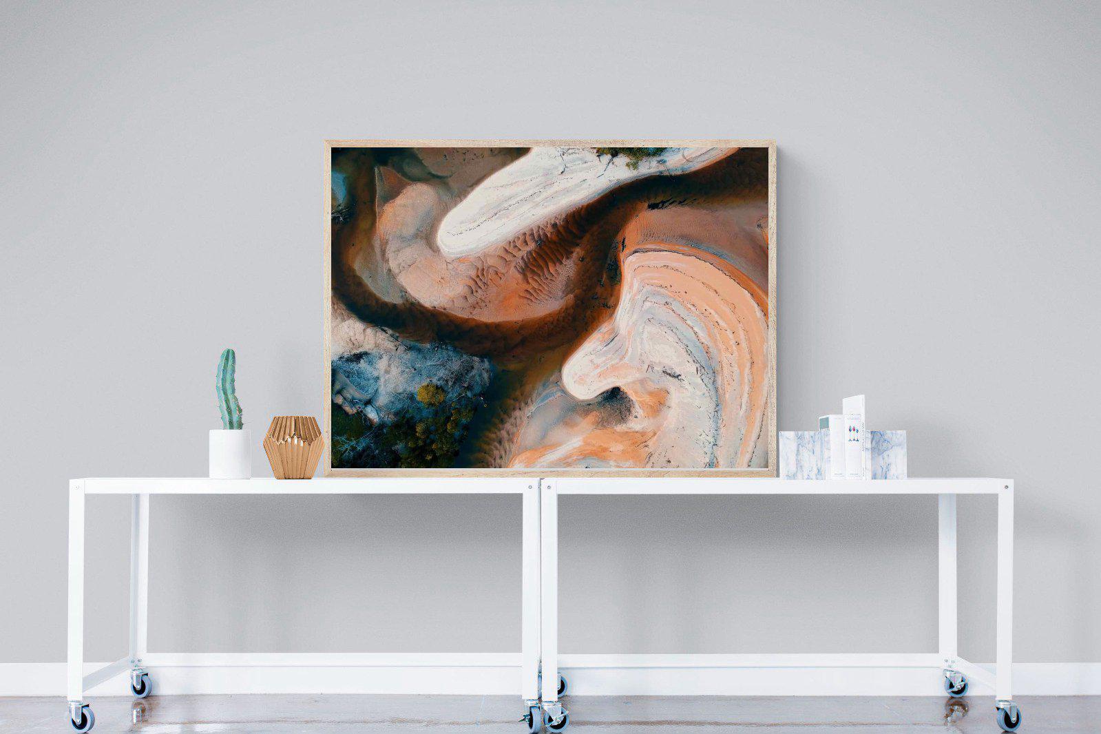 Nature's Swirl-Wall_Art-120 x 90cm-Mounted Canvas-Wood-Pixalot
