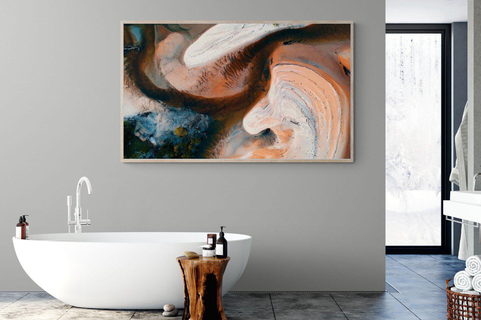 Nature's Swirl-Wall_Art-180 x 110cm-Mounted Canvas-Wood-Pixalot