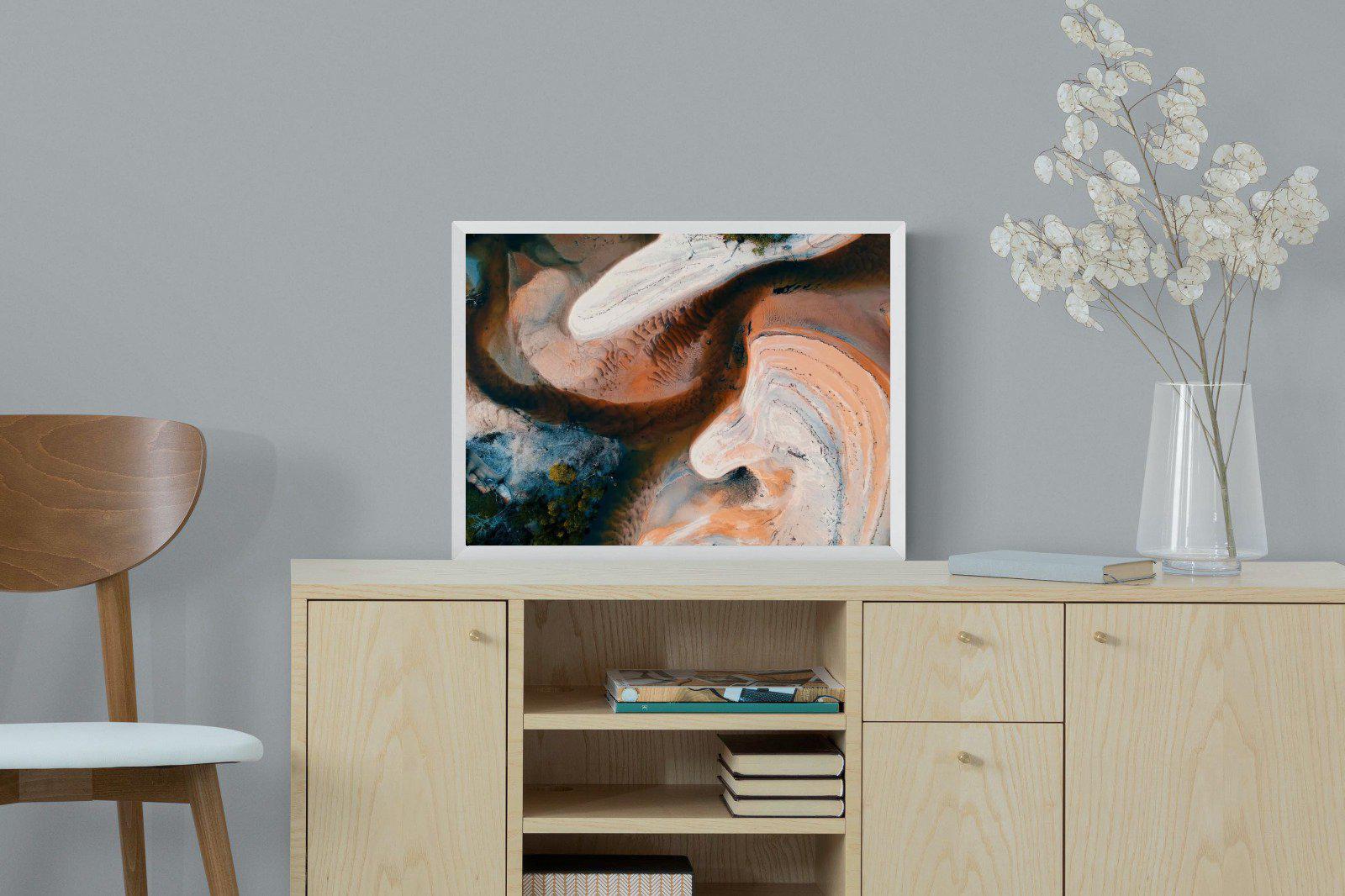 Nature's Swirl-Wall_Art-60 x 45cm-Mounted Canvas-White-Pixalot