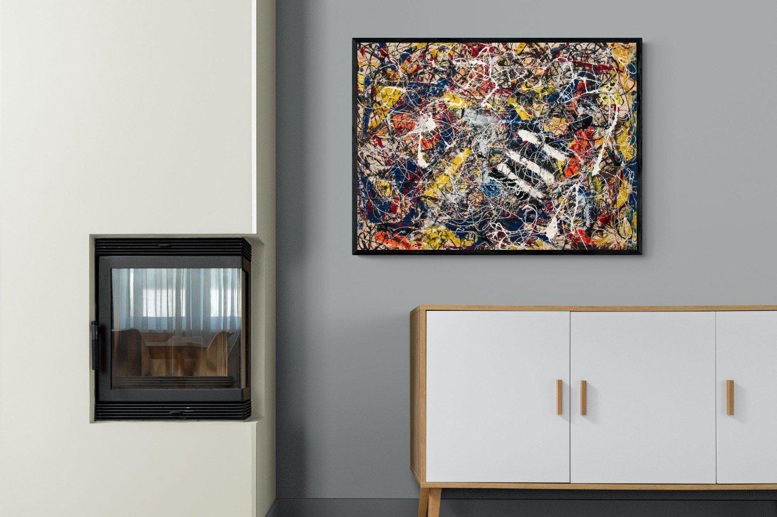 Number-17A-Wall_Art-100 x 75cm-Mounted Canvas-Black-Pixalot