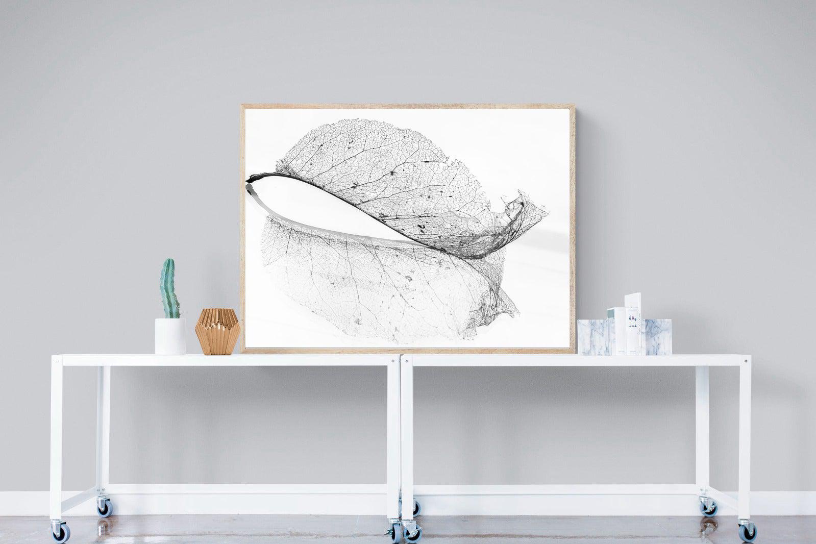Old Leaf-Wall_Art-120 x 90cm-Mounted Canvas-Wood-Pixalot