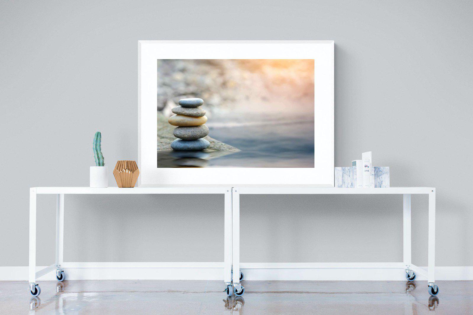 Peace-Wall_Art-120 x 90cm-Framed Print-White-Pixalot