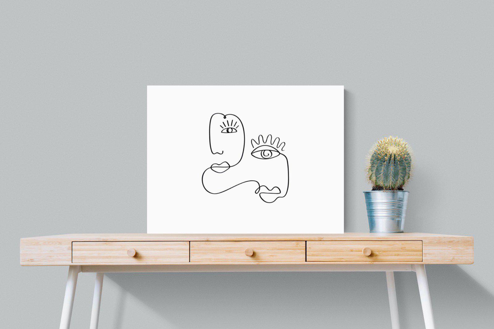 Picasso Two-Wall_Art-80 x 60cm-Mounted Canvas-No Frame-Pixalot