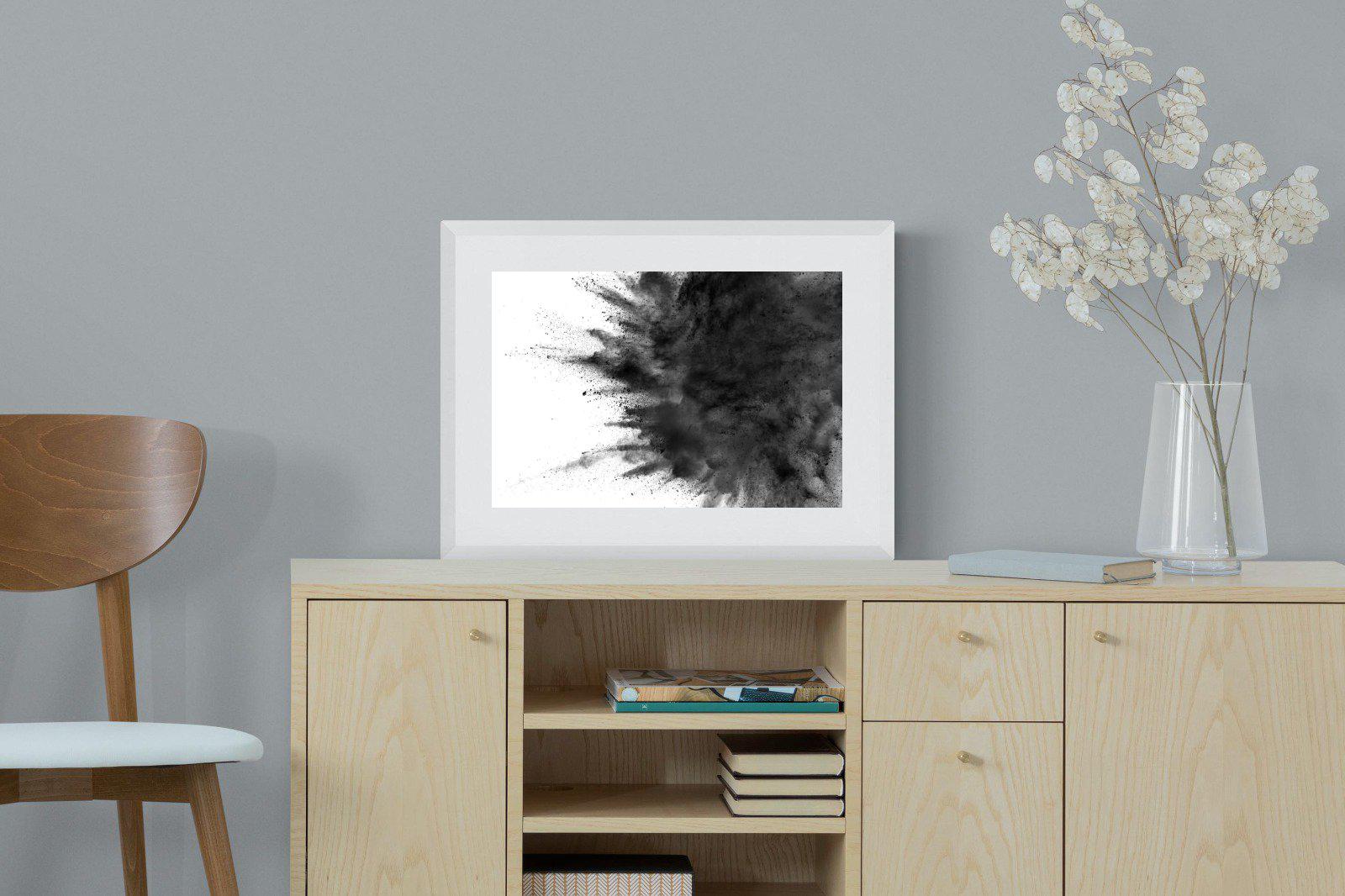 Powder-Wall_Art-60 x 45cm-Framed Print-White-Pixalot