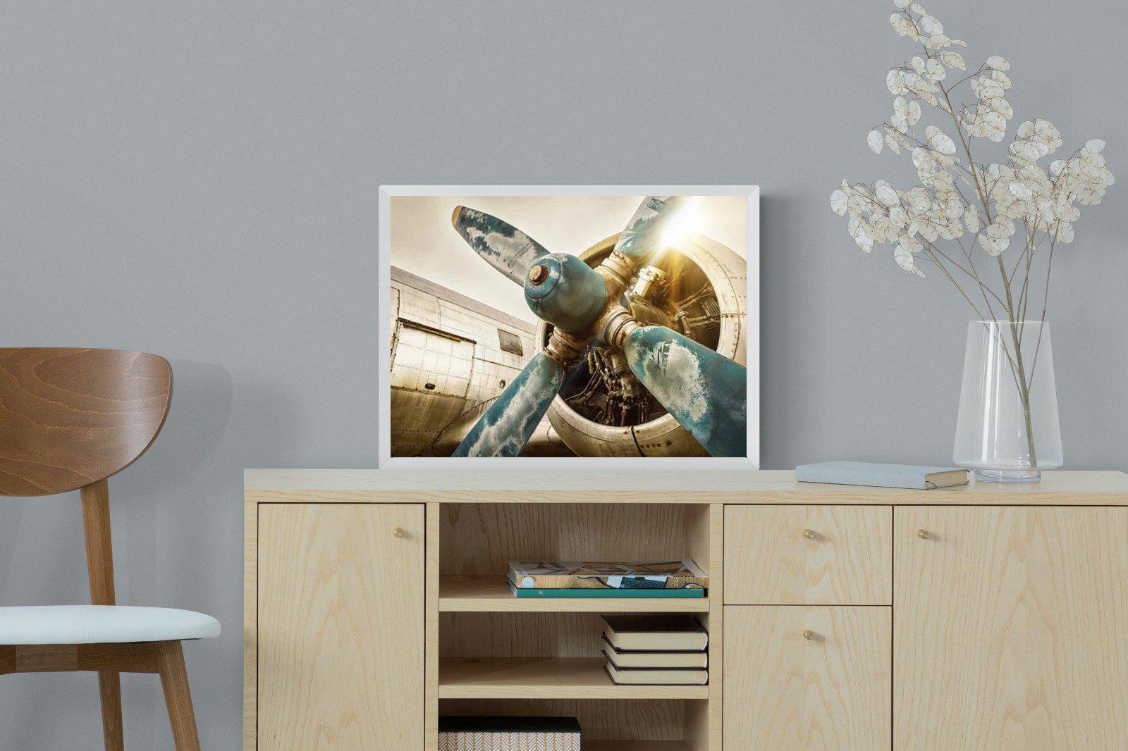 Propeller-Wall_Art-60 x 45cm-Mounted Canvas-White-Pixalot