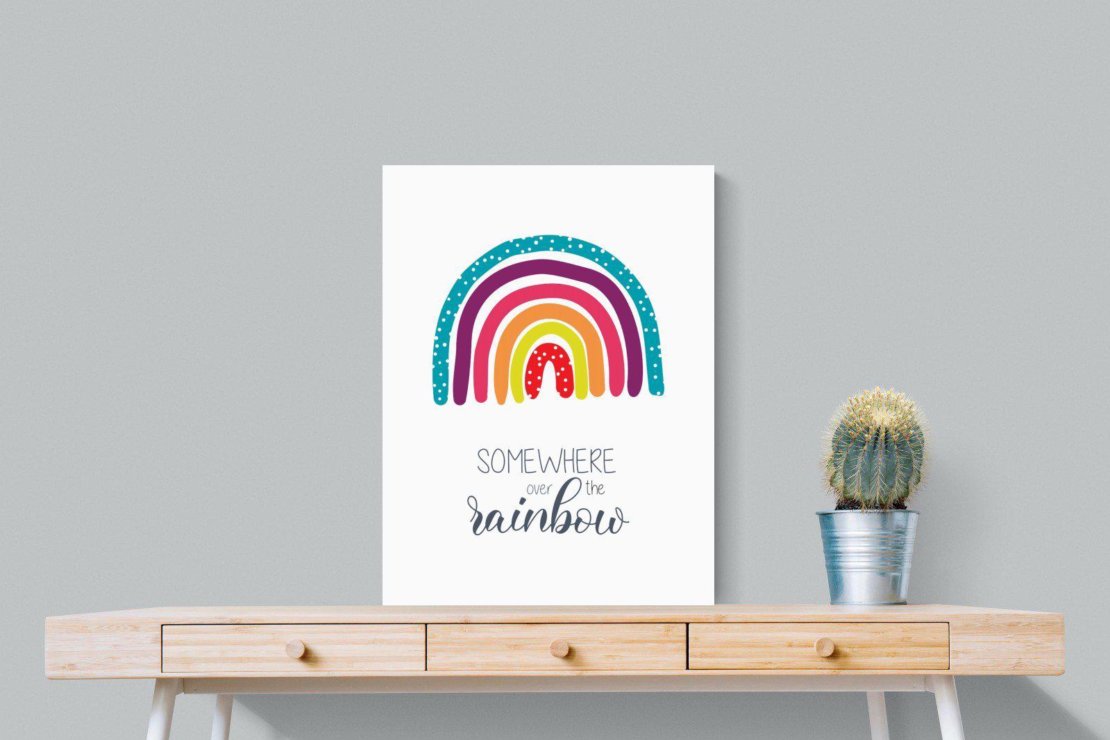 Rainbow-Wall_Art-60 x 80cm-Mounted Canvas-No Frame-Pixalot