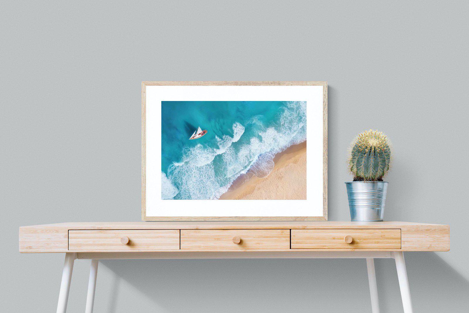 Sail Away-Wall_Art-80 x 60cm-Framed Print-Wood-Pixalot