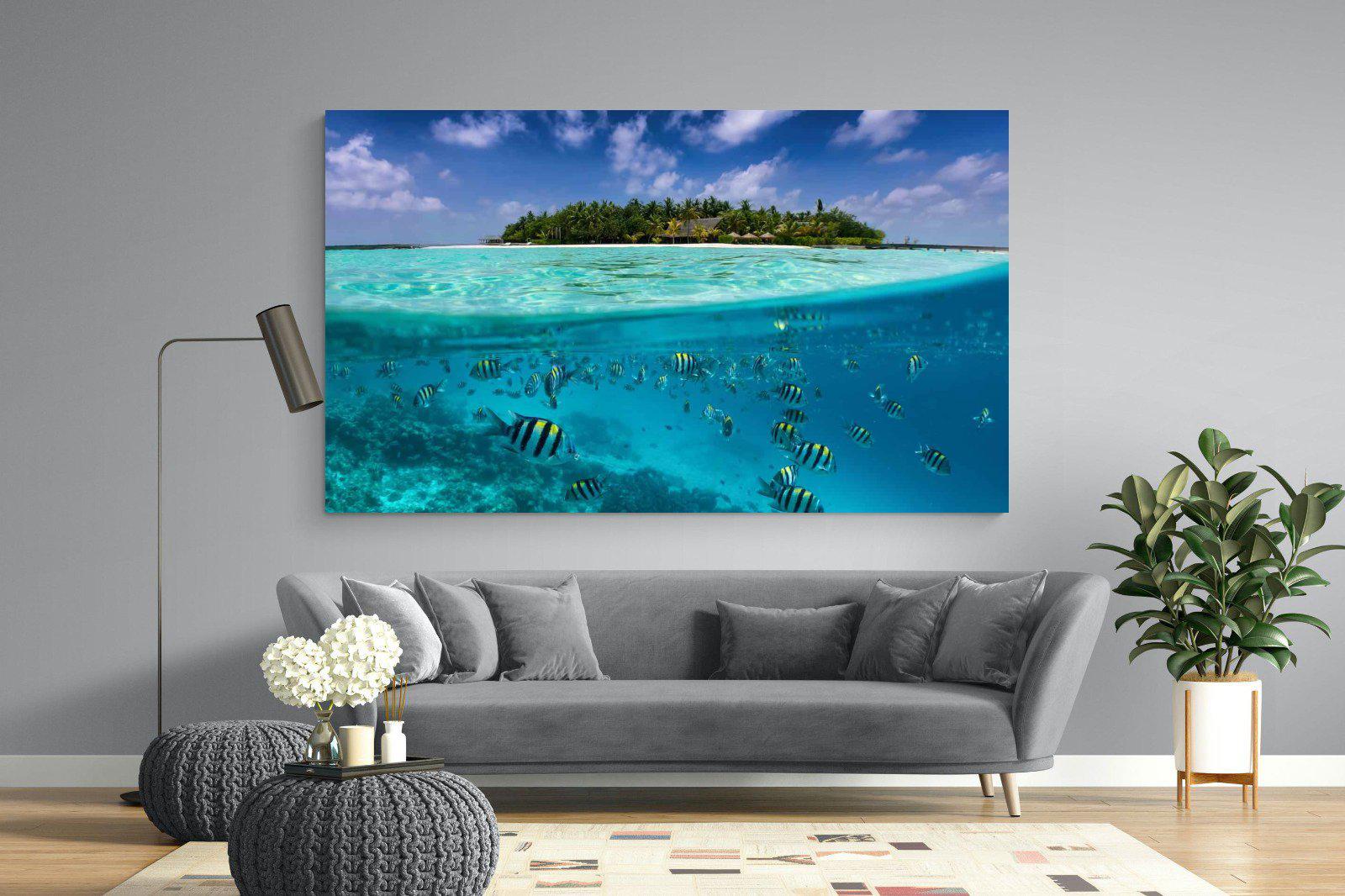 Scuba-Wall_Art-220 x 130cm-Mounted Canvas-No Frame-Pixalot