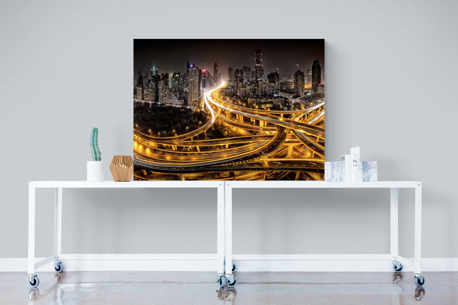 Shanghai-Wall_Art-120 x 90cm-Mounted Canvas-No Frame-Pixalot