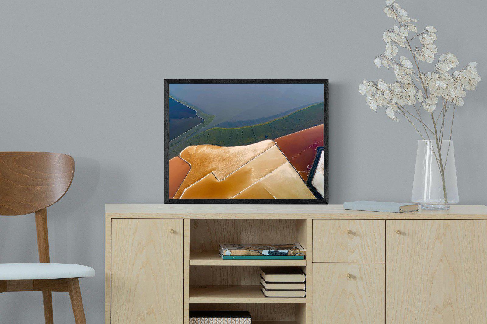 Shapes of Nature-Wall_Art-60 x 45cm-Mounted Canvas-Black-Pixalot