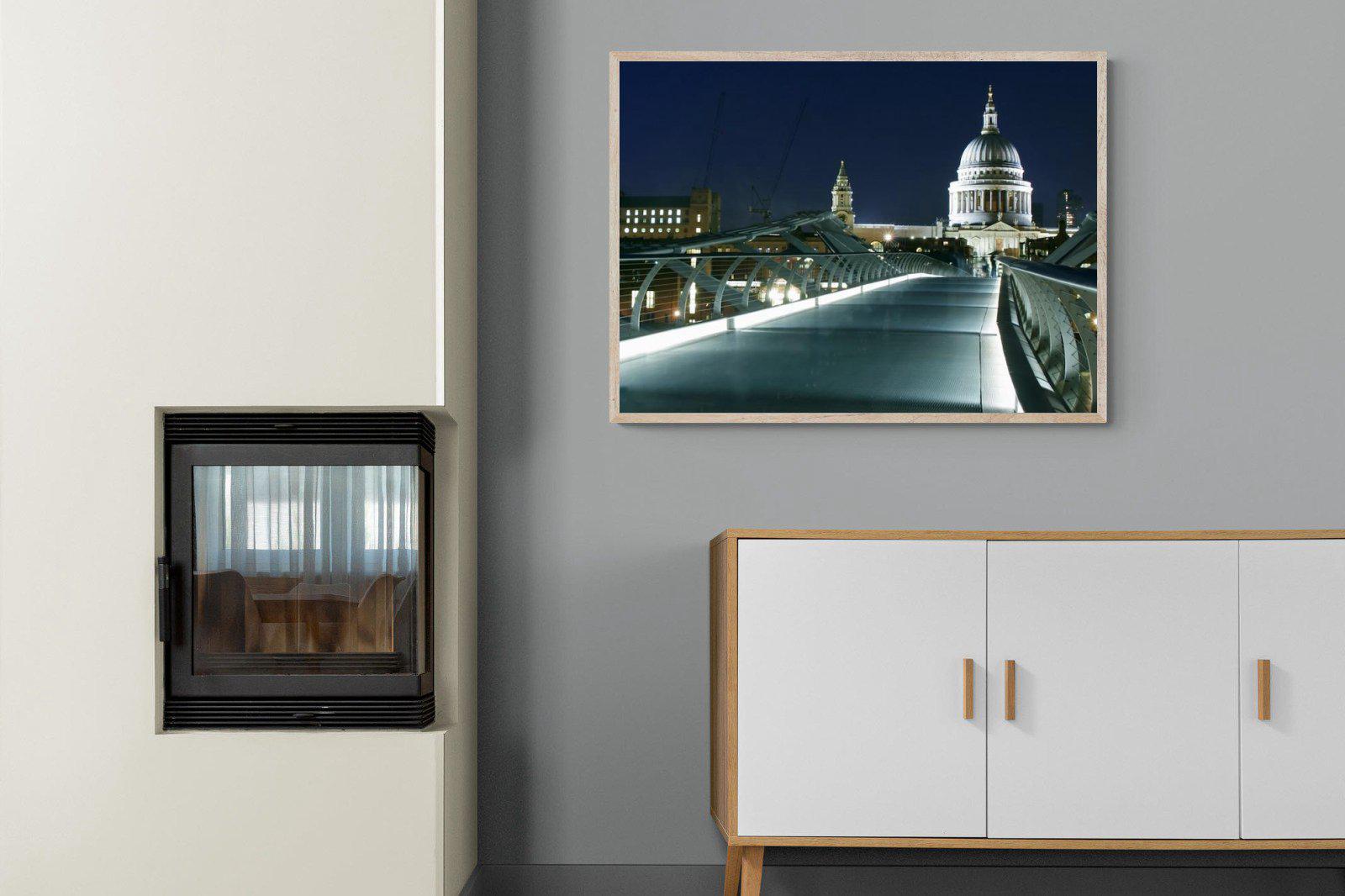 St Paul's-Wall_Art-100 x 75cm-Mounted Canvas-Wood-Pixalot