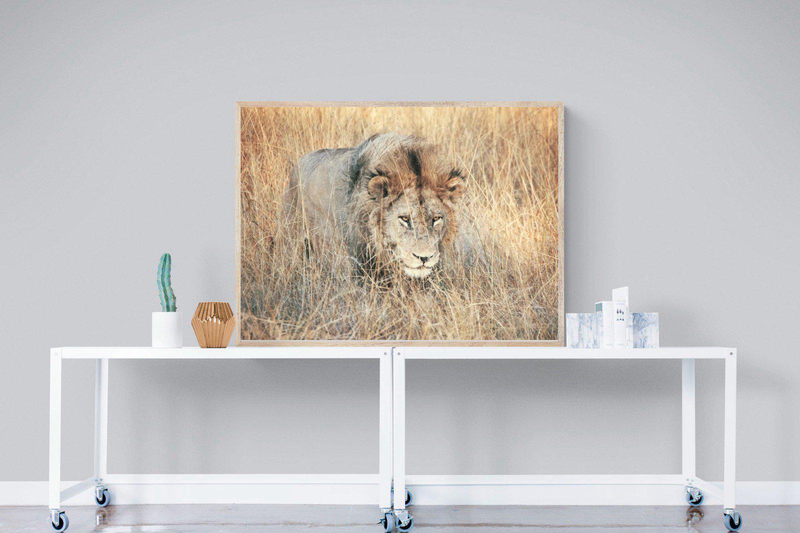 Stalking-Wall_Art-120 x 90cm-Mounted Canvas-Wood-Pixalot