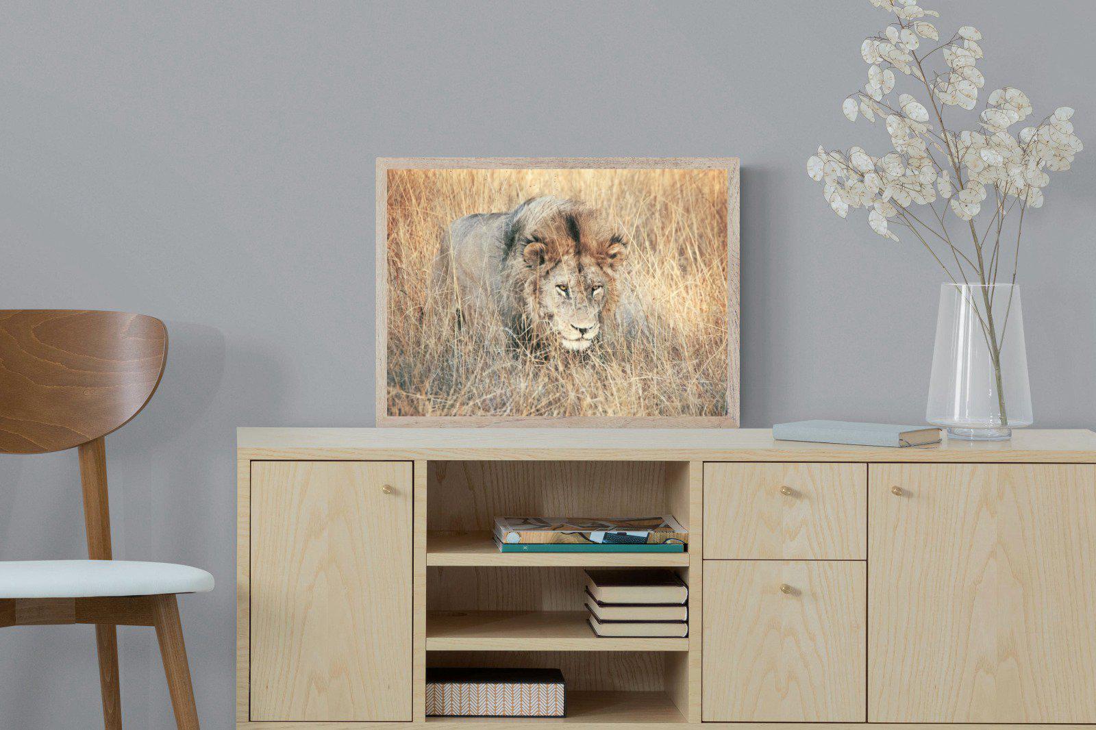 Stalking-Wall_Art-60 x 45cm-Mounted Canvas-Wood-Pixalot