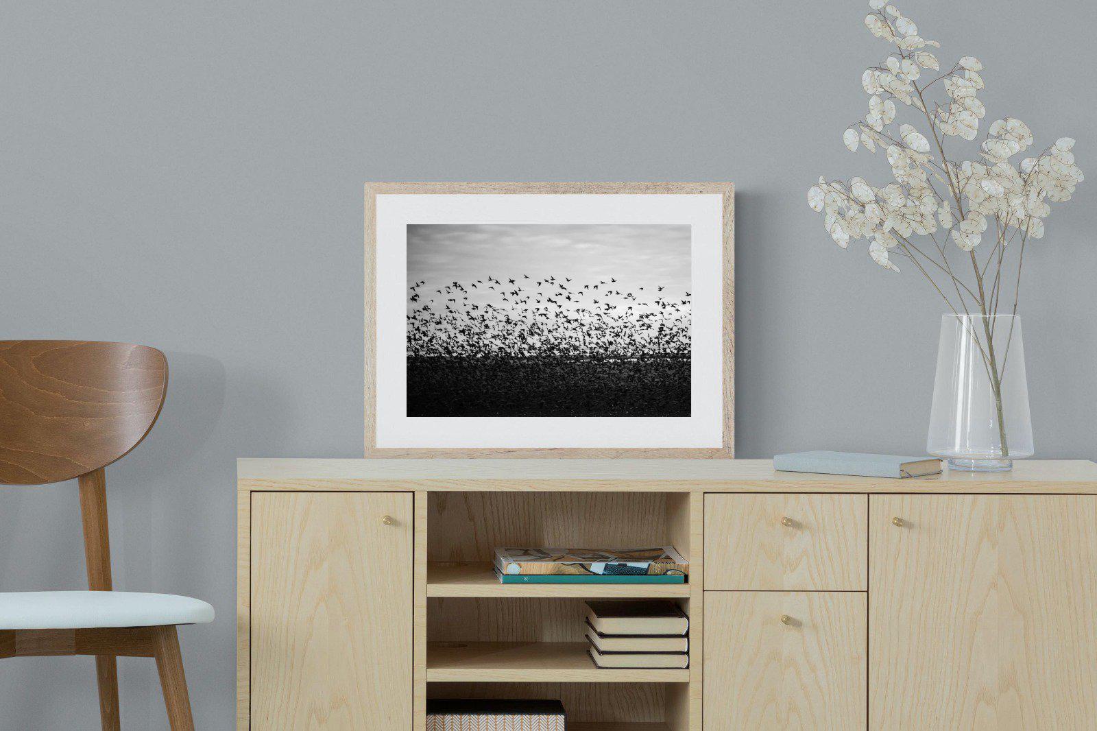 Startled-Wall_Art-60 x 45cm-Framed Print-Wood-Pixalot