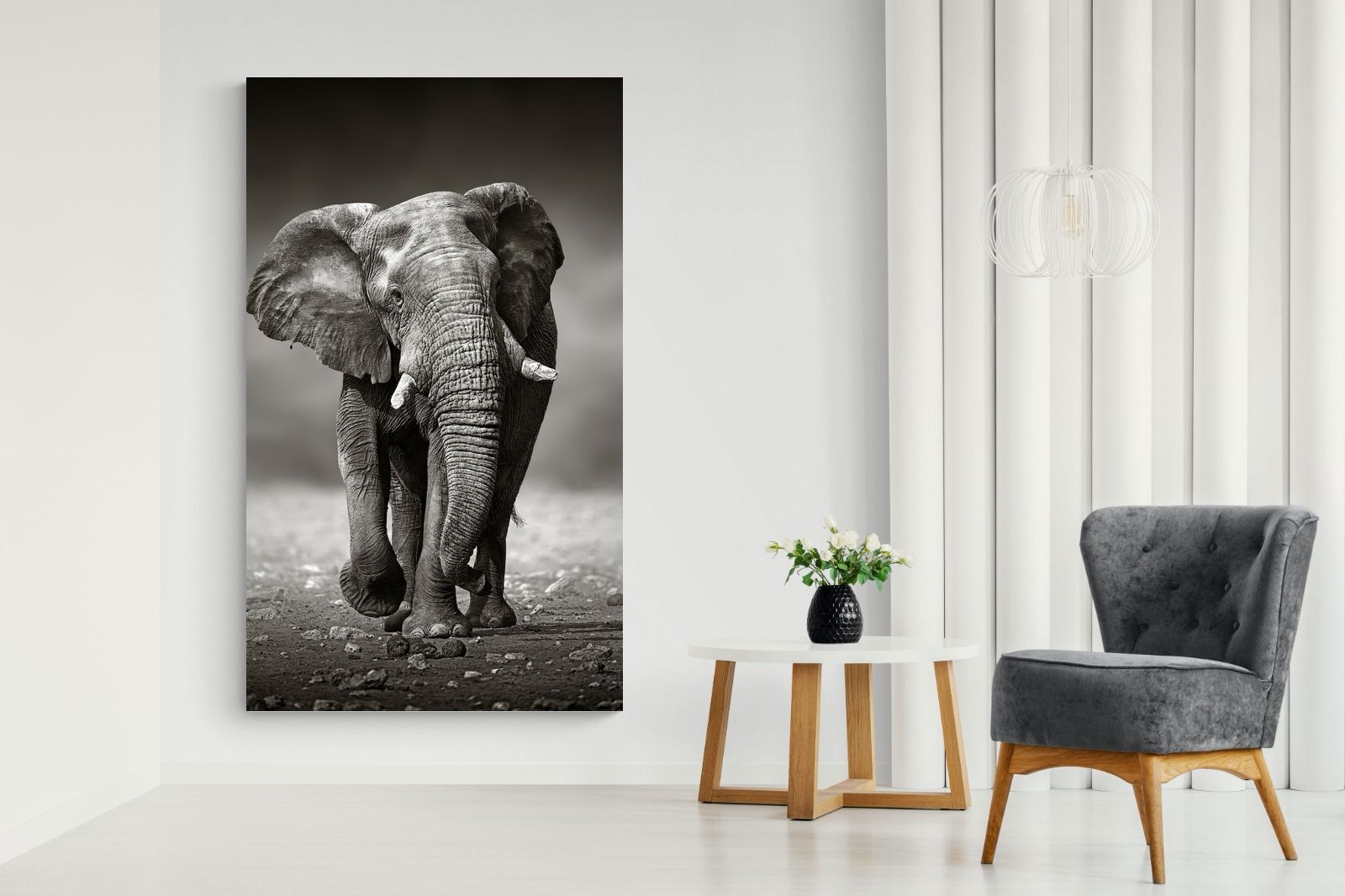 Stride-Wall_Art-130 x 220cm-Mounted Canvas-No Frame-Pixalot
