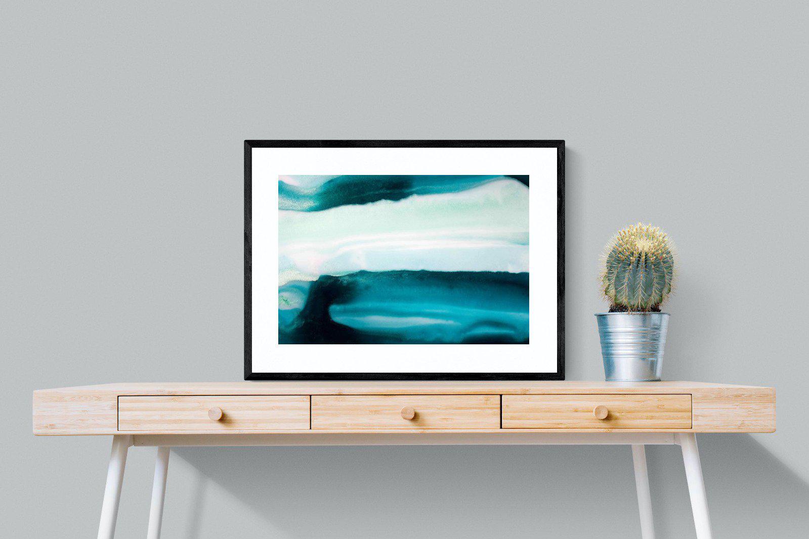 Teal-Wall_Art-80 x 60cm-Framed Print-Black-Pixalot