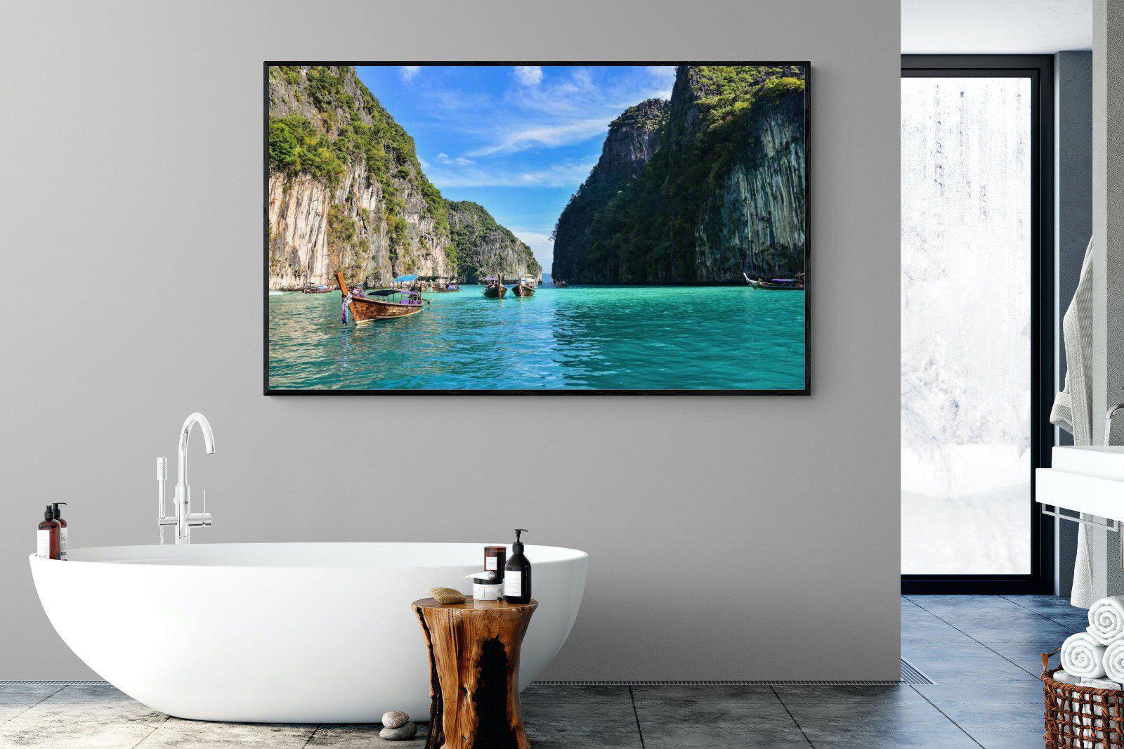 Thai Dream-Wall_Art-180 x 110cm-Mounted Canvas-Black-Pixalot