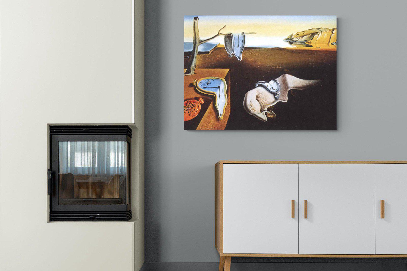 The Persistence of Memory-Wall_Art-100 x 75cm-Mounted Canvas-No Frame-Pixalot