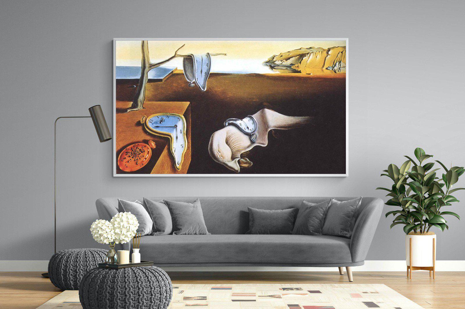 The Persistence of Memory-Wall_Art-220 x 130cm-Mounted Canvas-White-Pixalot