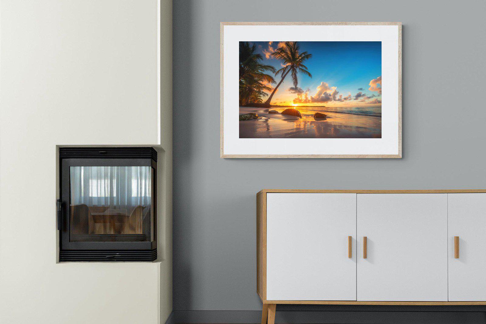 Tropicana-Wall_Art-100 x 75cm-Framed Print-Wood-Pixalot