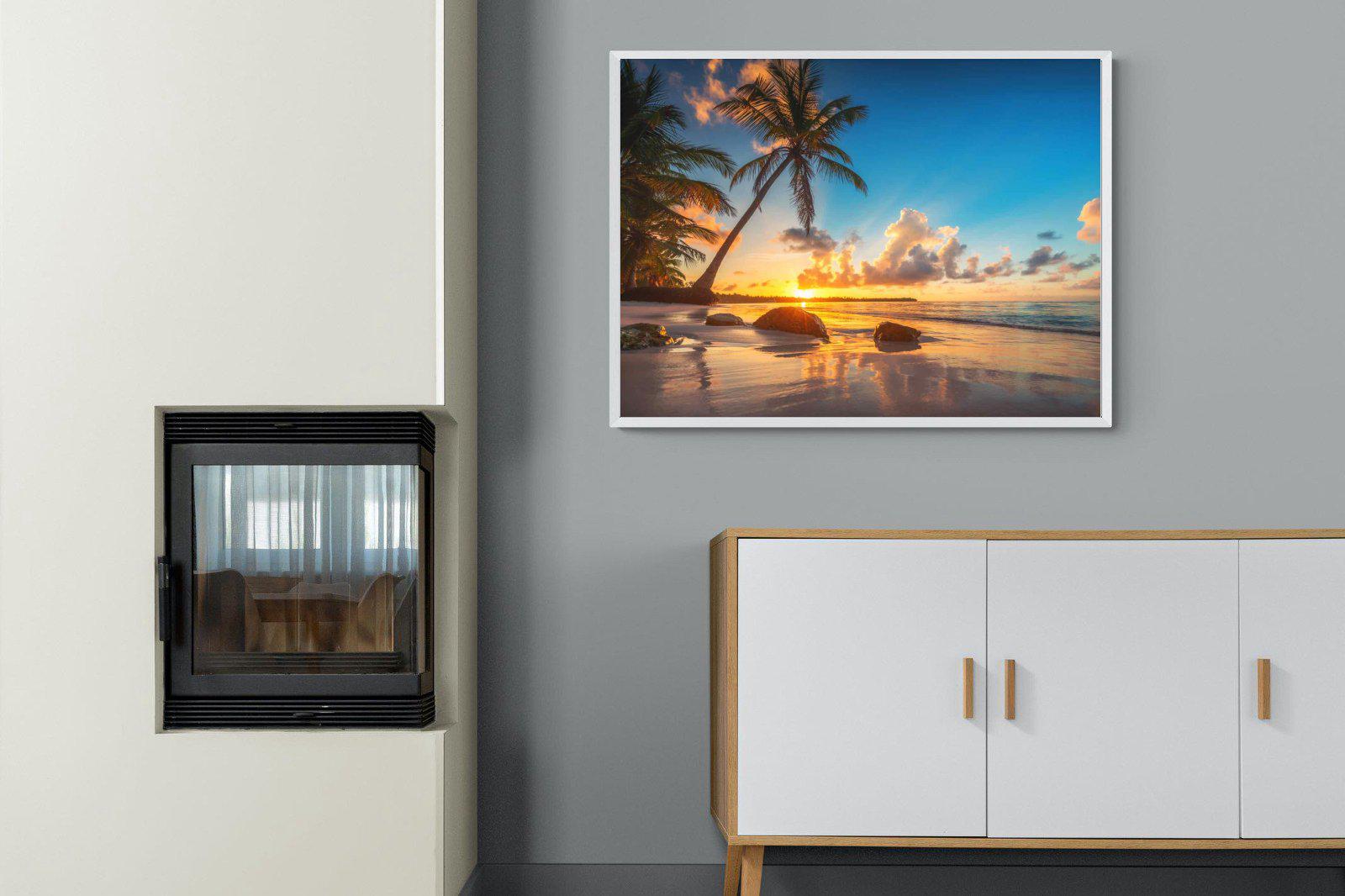 Tropicana-Wall_Art-100 x 75cm-Mounted Canvas-White-Pixalot