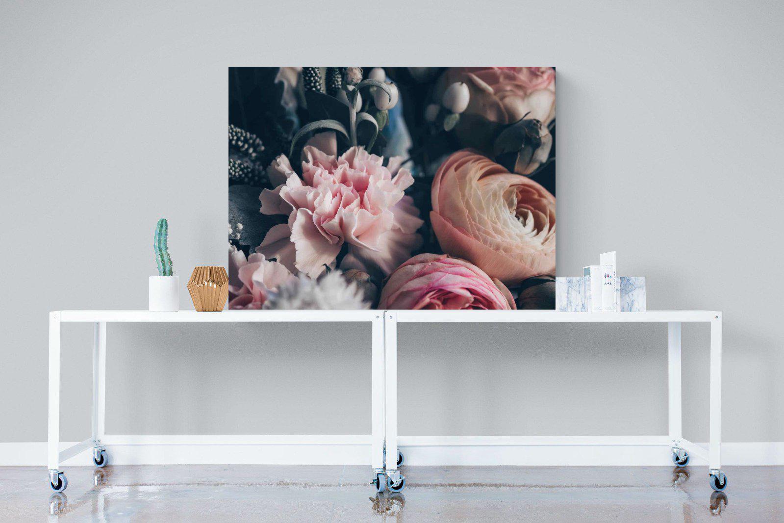 Vintage Bouquet-Wall_Art-120 x 90cm-Mounted Canvas-No Frame-Pixalot
