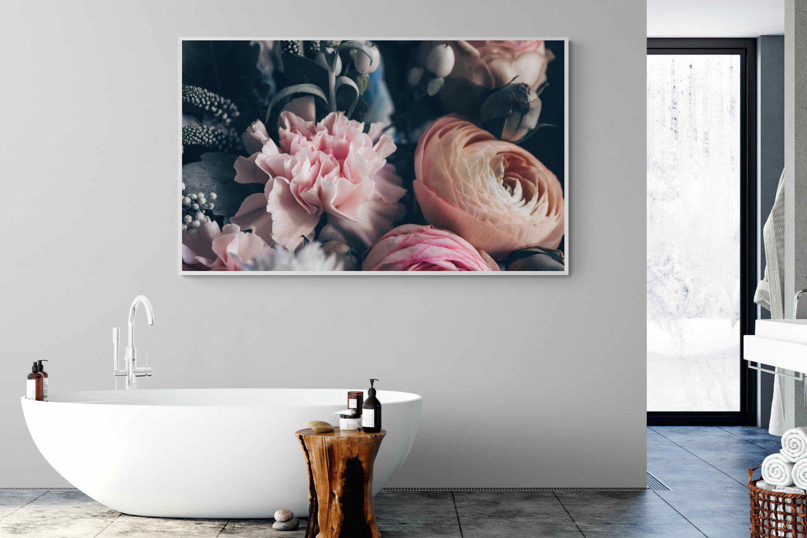 Vintage Bouquet-Wall_Art-180 x 110cm-Mounted Canvas-White-Pixalot