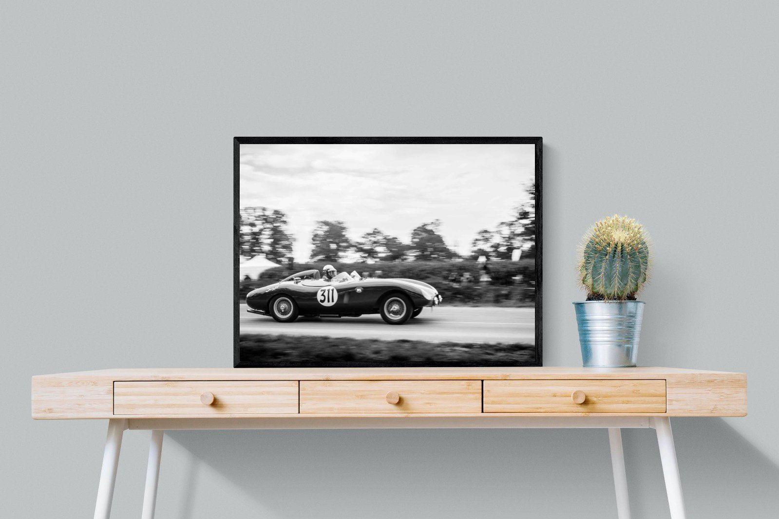 Vintage Grand Prix-Wall_Art-80 x 60cm-Mounted Canvas-Black-Pixalot