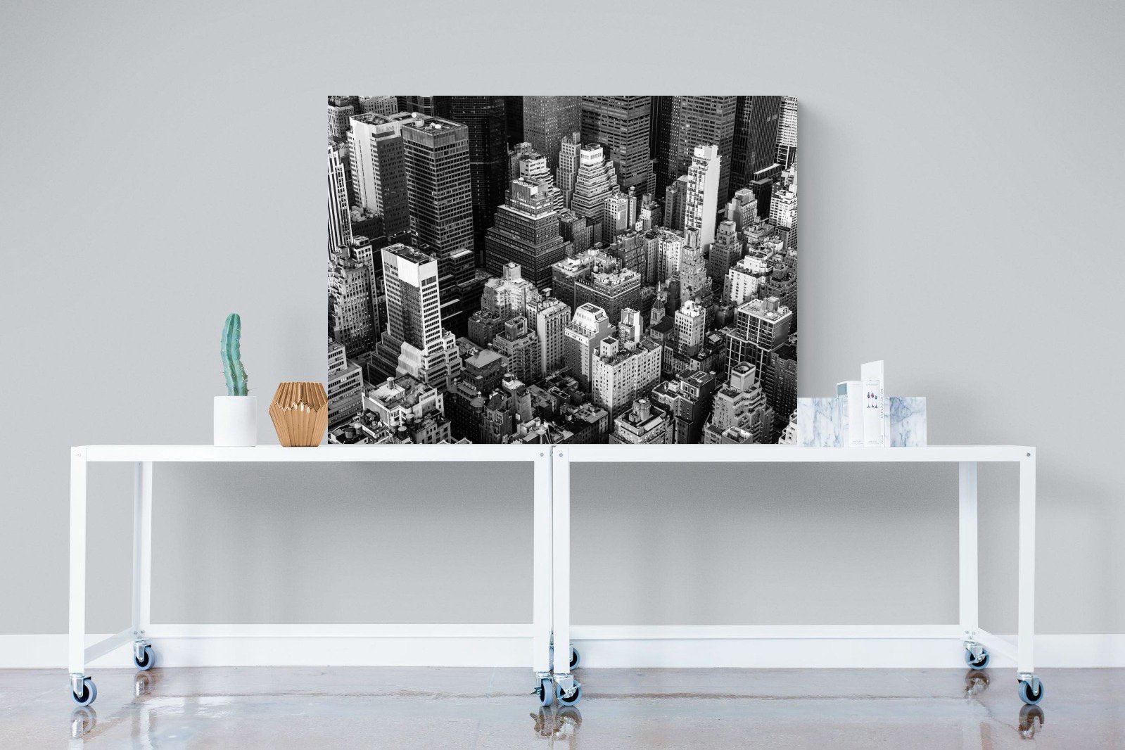 Vintage NYC-Wall_Art-120 x 90cm-Mounted Canvas-No Frame-Pixalot