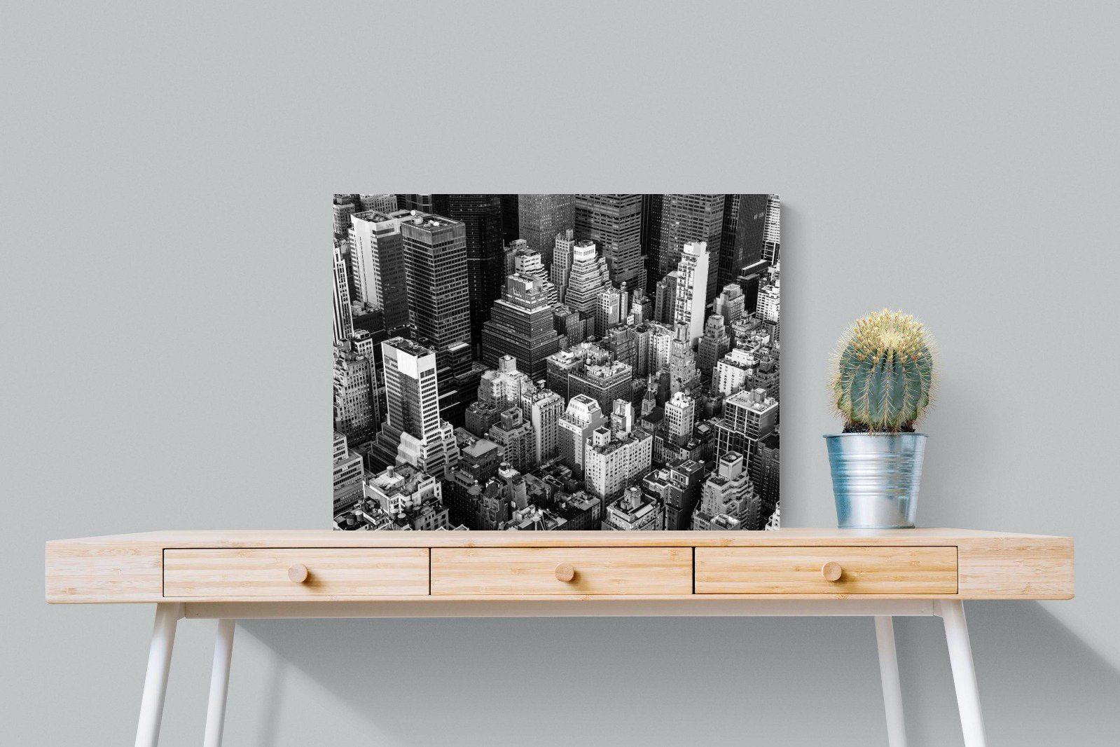 Vintage NYC-Wall_Art-80 x 60cm-Mounted Canvas-No Frame-Pixalot