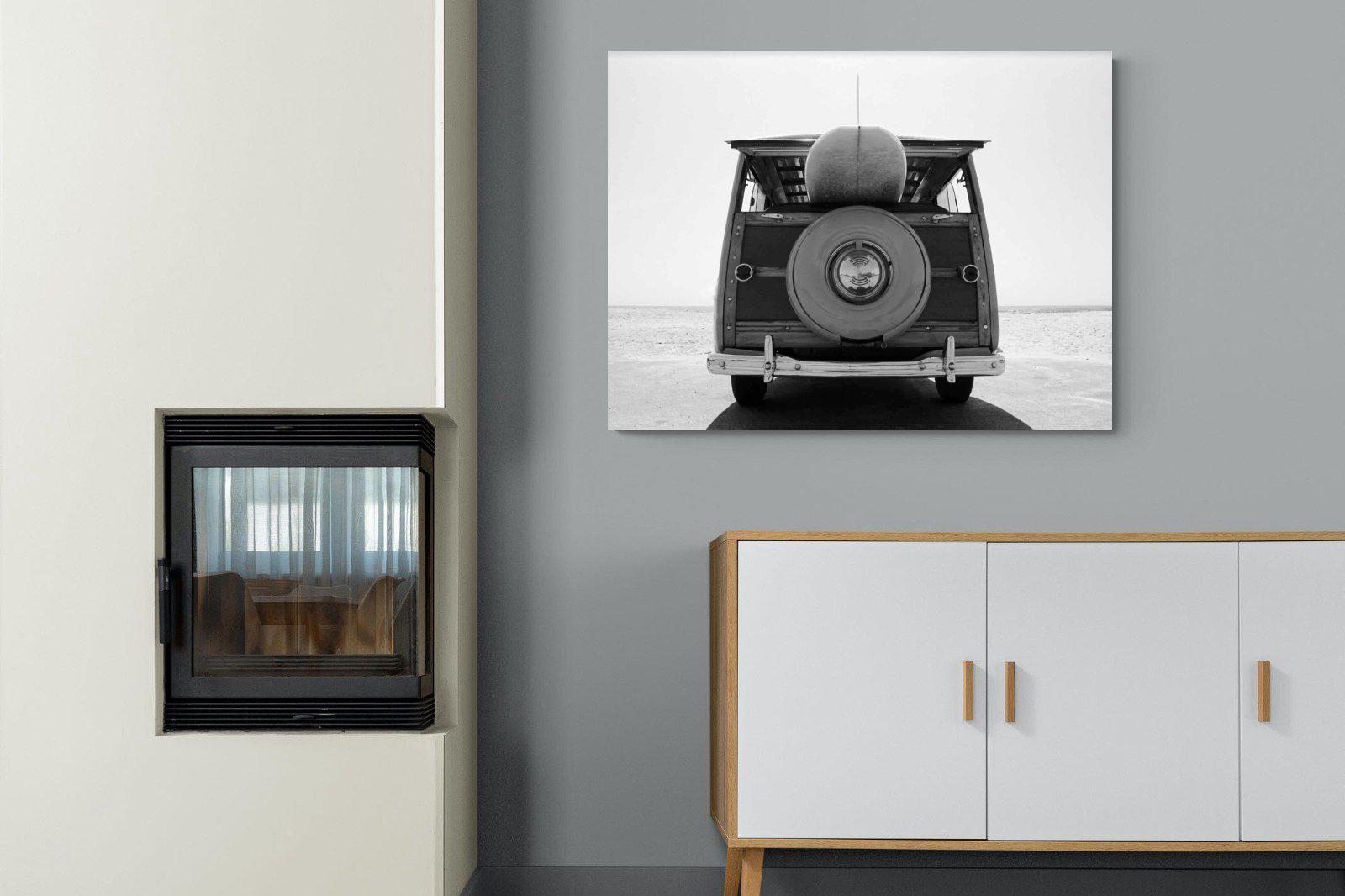 Vintage Surf-Wall_Art-100 x 75cm-Mounted Canvas-No Frame-Pixalot