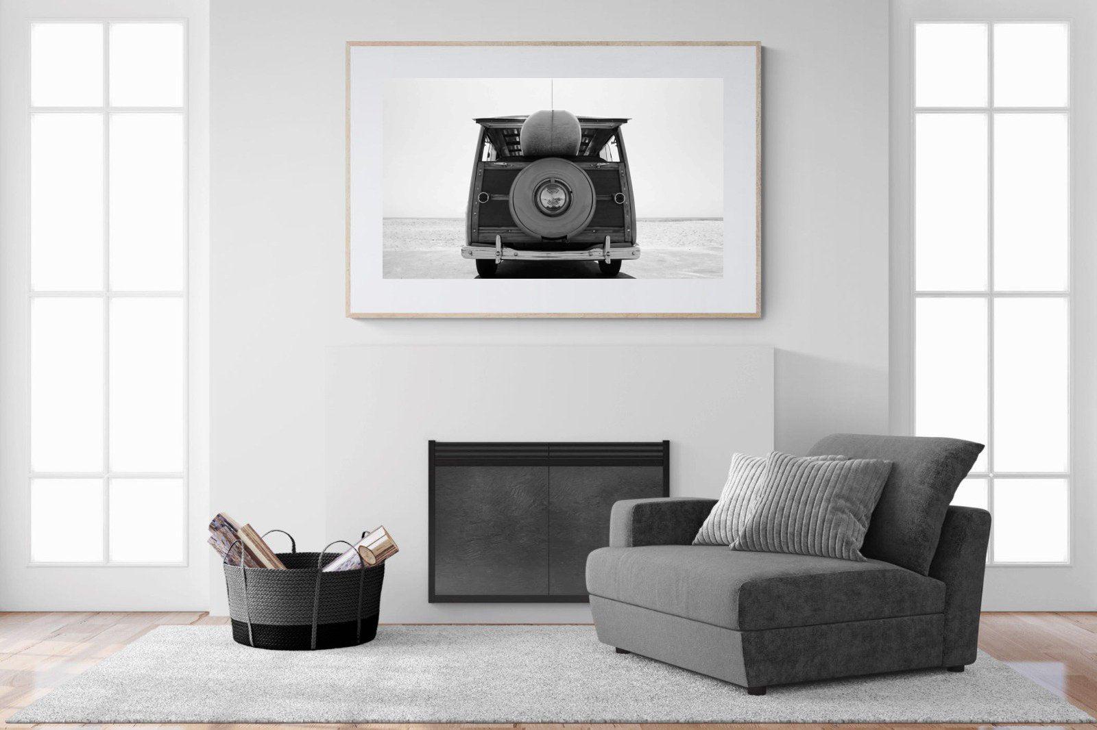 Vintage Surf-Wall_Art-150 x 100cm-Framed Print-Wood-Pixalot