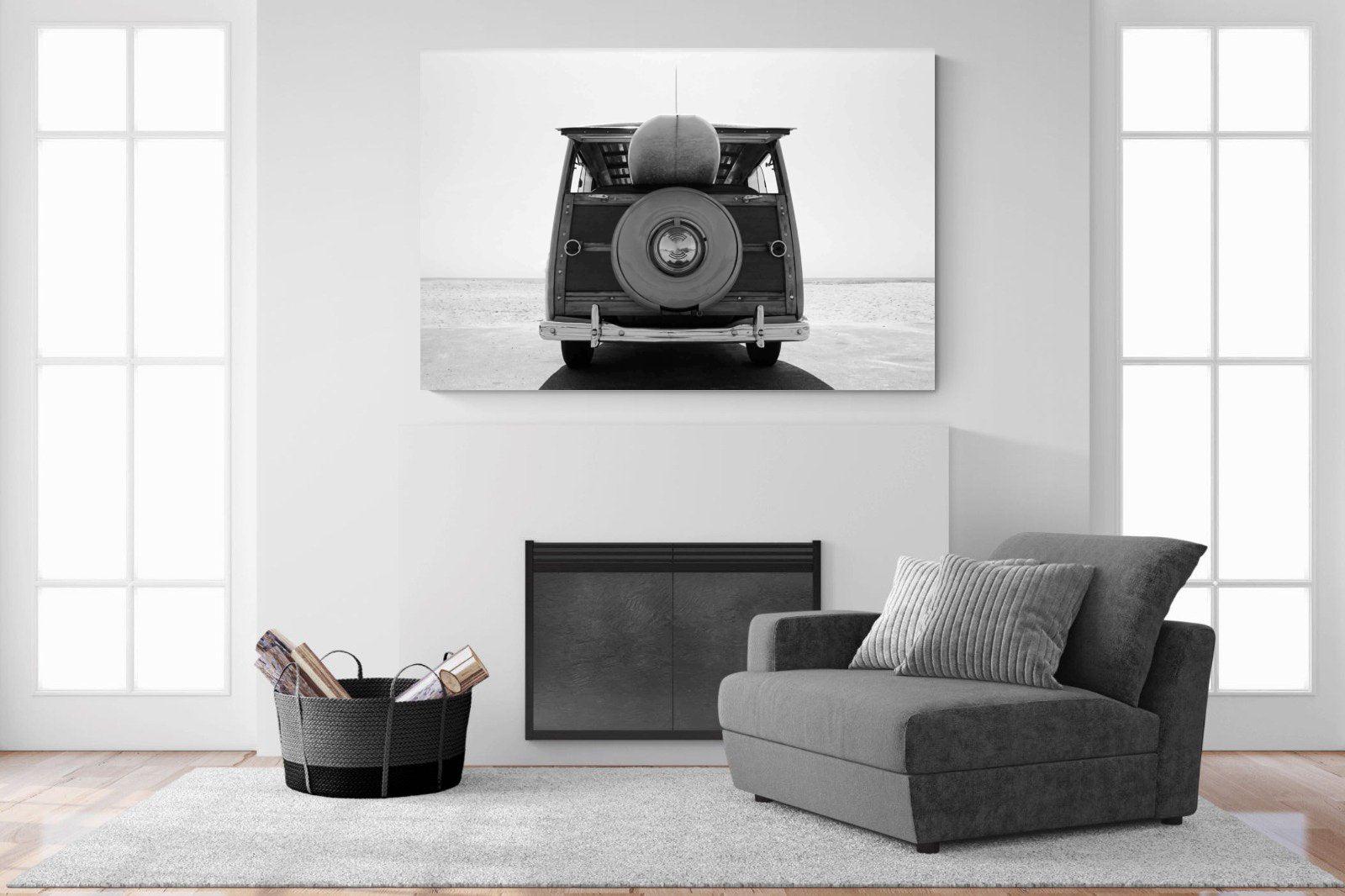Vintage Surf-Wall_Art-150 x 100cm-Mounted Canvas-No Frame-Pixalot