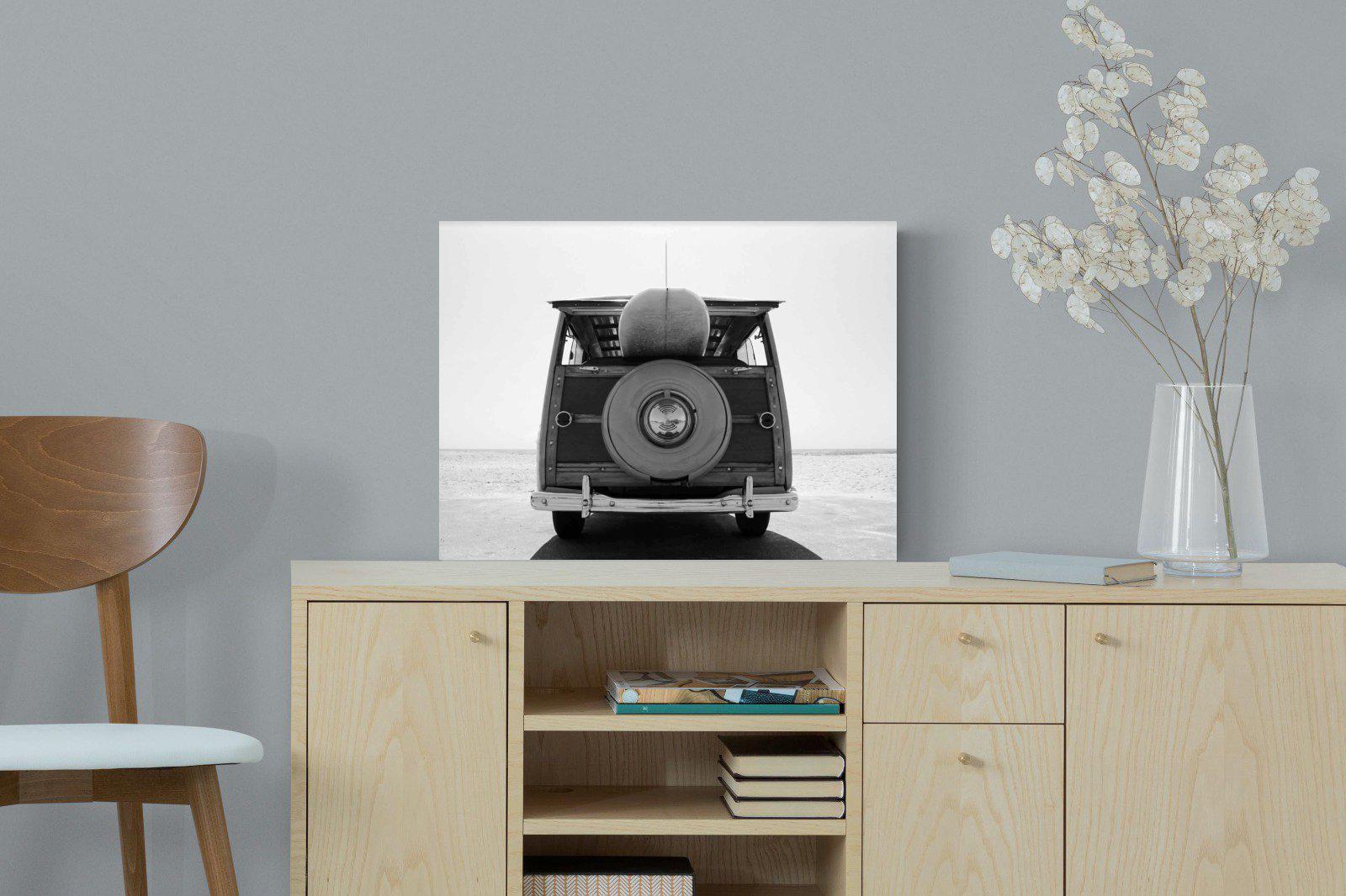 Vintage Surf-Wall_Art-60 x 45cm-Mounted Canvas-No Frame-Pixalot