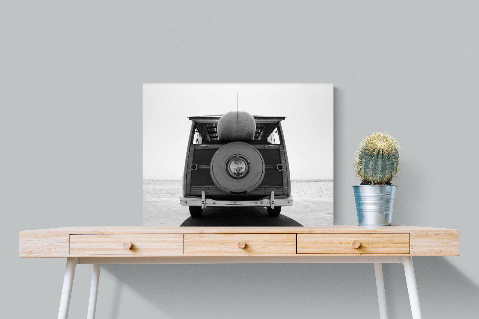 Vintage Surf-Wall_Art-80 x 60cm-Mounted Canvas-No Frame-Pixalot