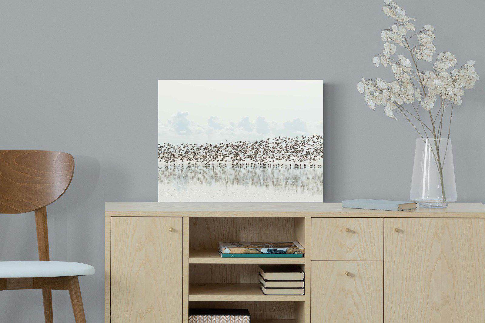 Waders-Wall_Art-60 x 45cm-Mounted Canvas-No Frame-Pixalot