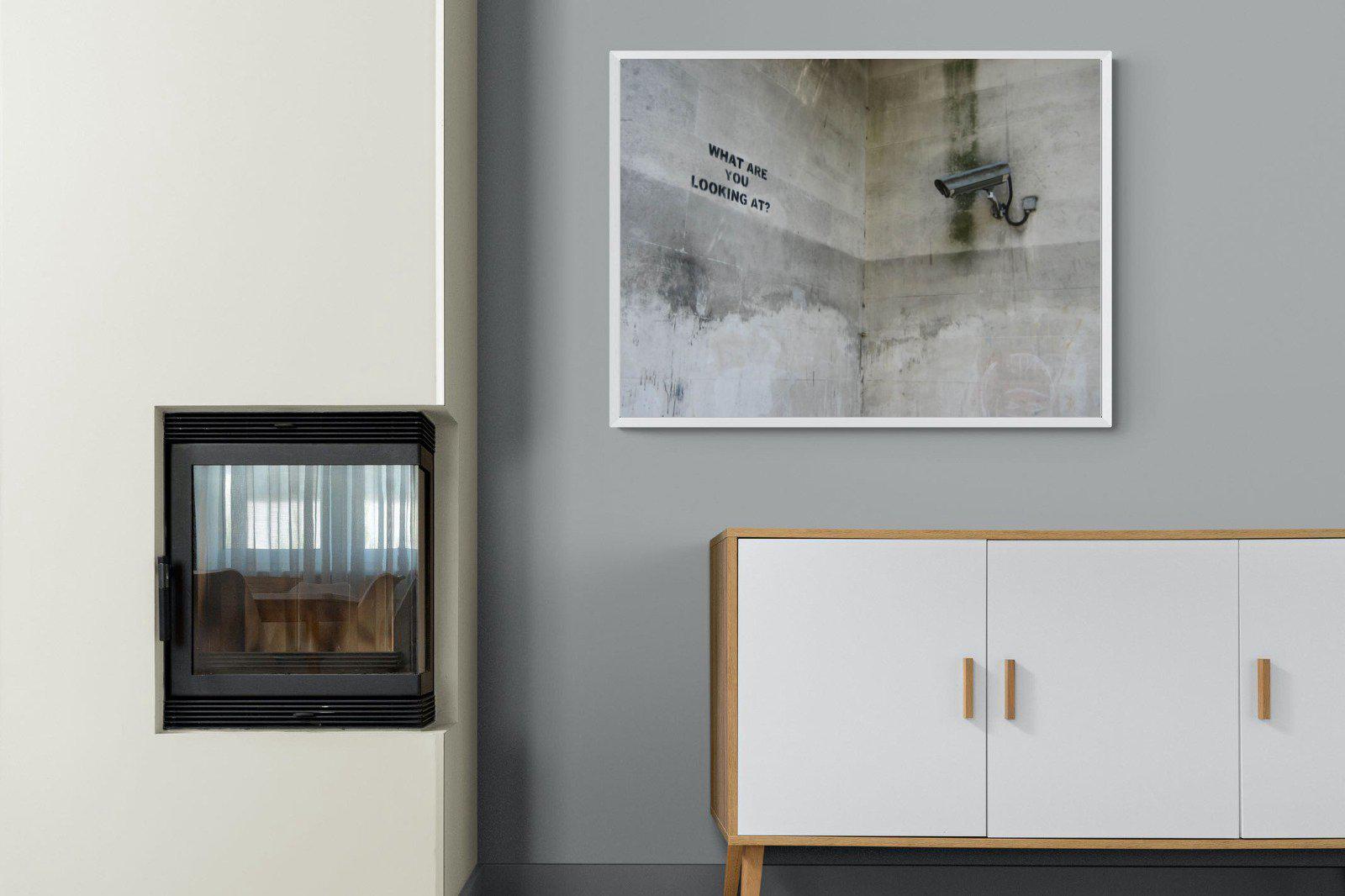 What Are You Looking At-Wall_Art-100 x 75cm-Mounted Canvas-White-Pixalot