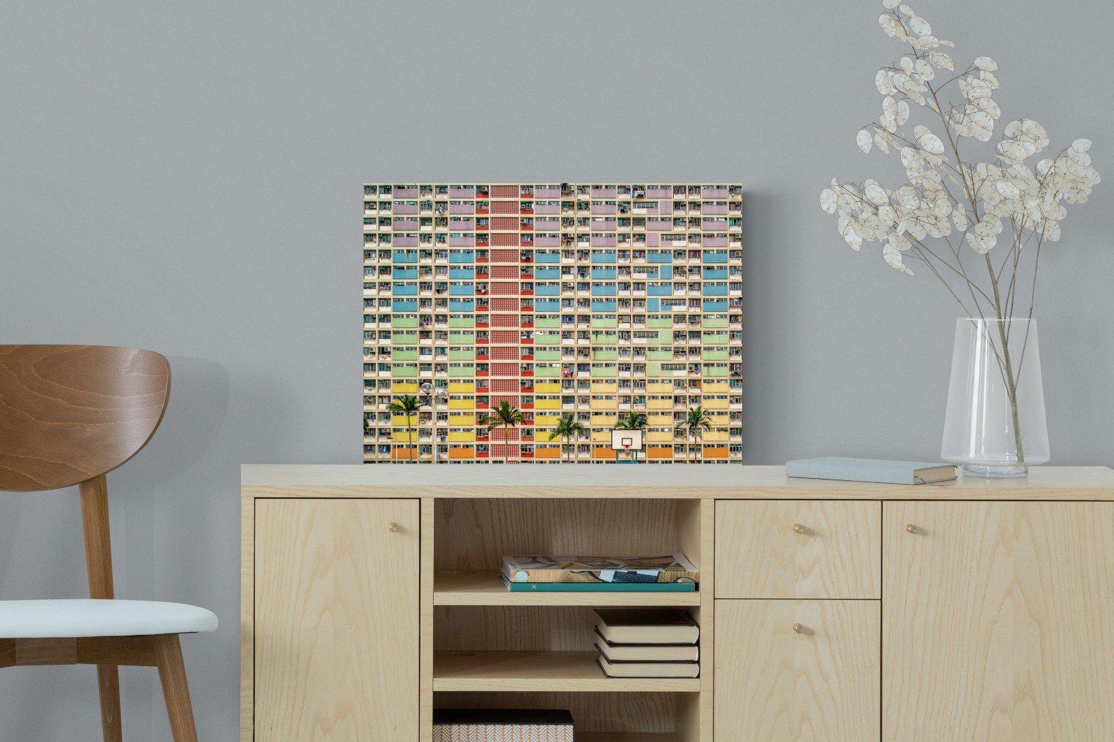 Windows-Wall_Art-60 x 45cm-Mounted Canvas-No Frame-Pixalot